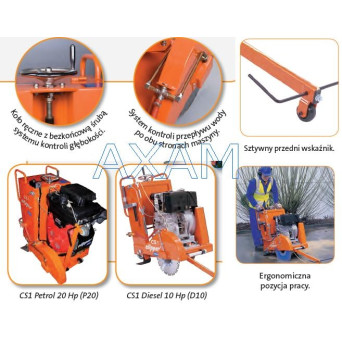 Przecinarka jezdna Norton Clipper CS1