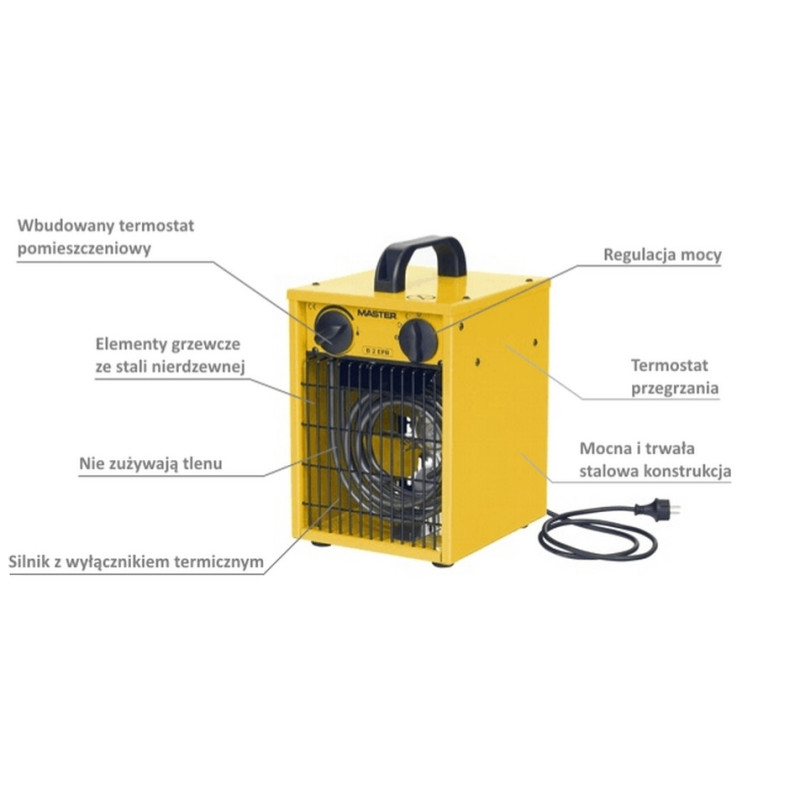 Nagrzewnica elektryczna MASTER B 2EPB [2 kW]