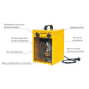 Nagrzewnica elektryczna MASTER B 3,3EPB [3,3 kW]