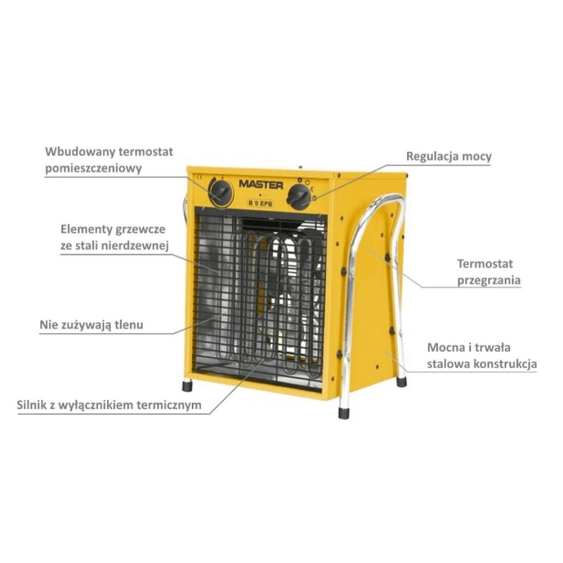 Nagrzewnica elektryczna MASTER B 9EPB [9 kW]