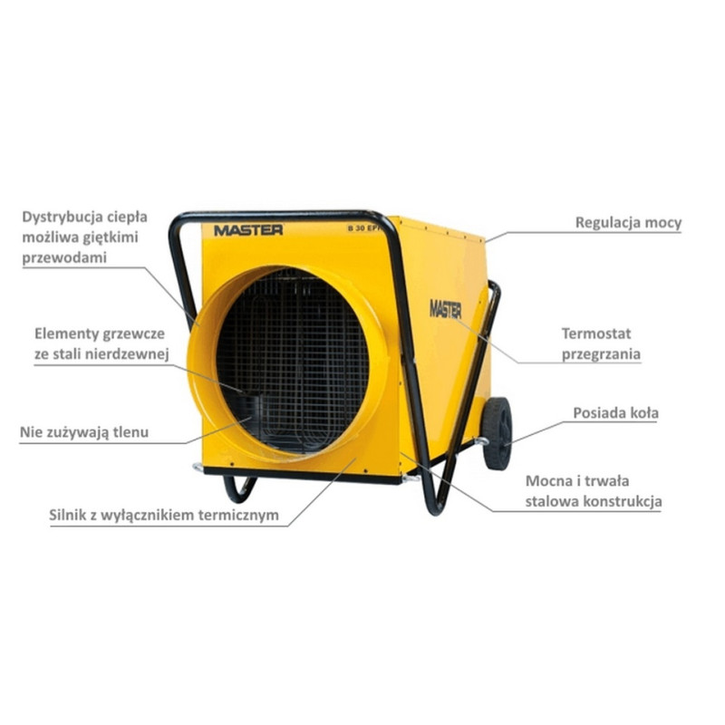 Nagrzewnica elektryczna MASTER B 30EPR [30 kW]