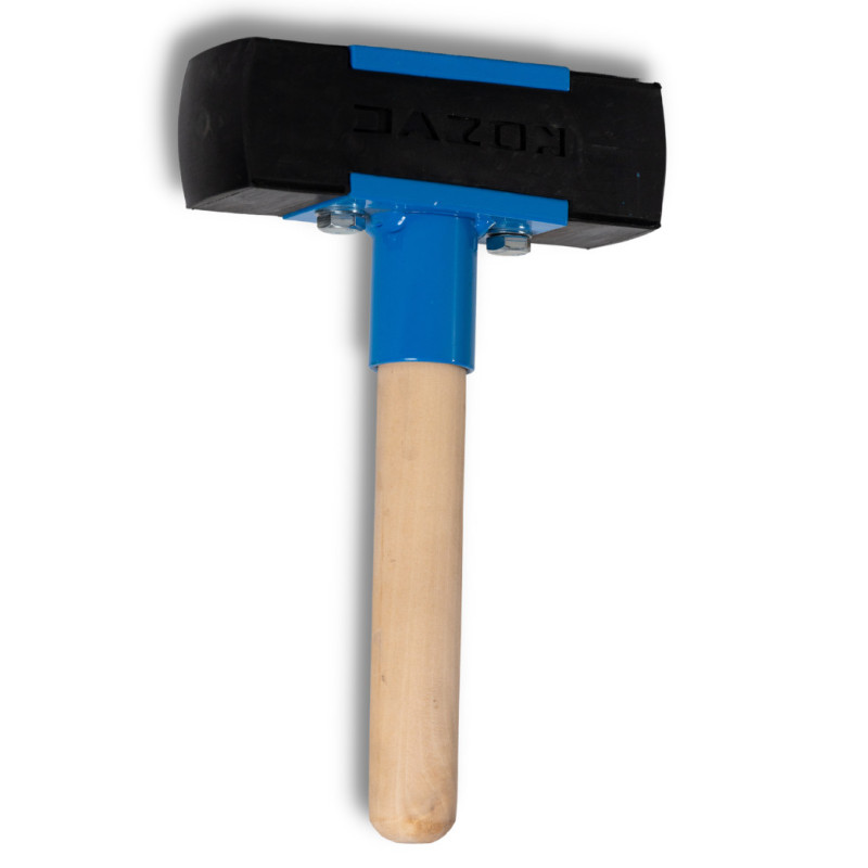 Młotek brukarski krótki, gumowy Jazon
