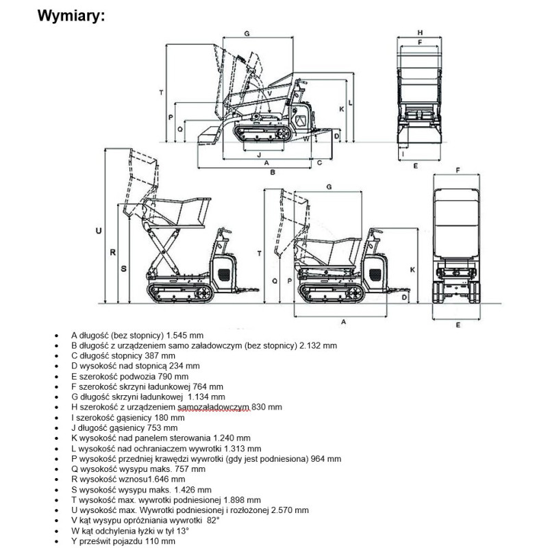 Wozidło gąsienicowe Wacker Neuson DT08