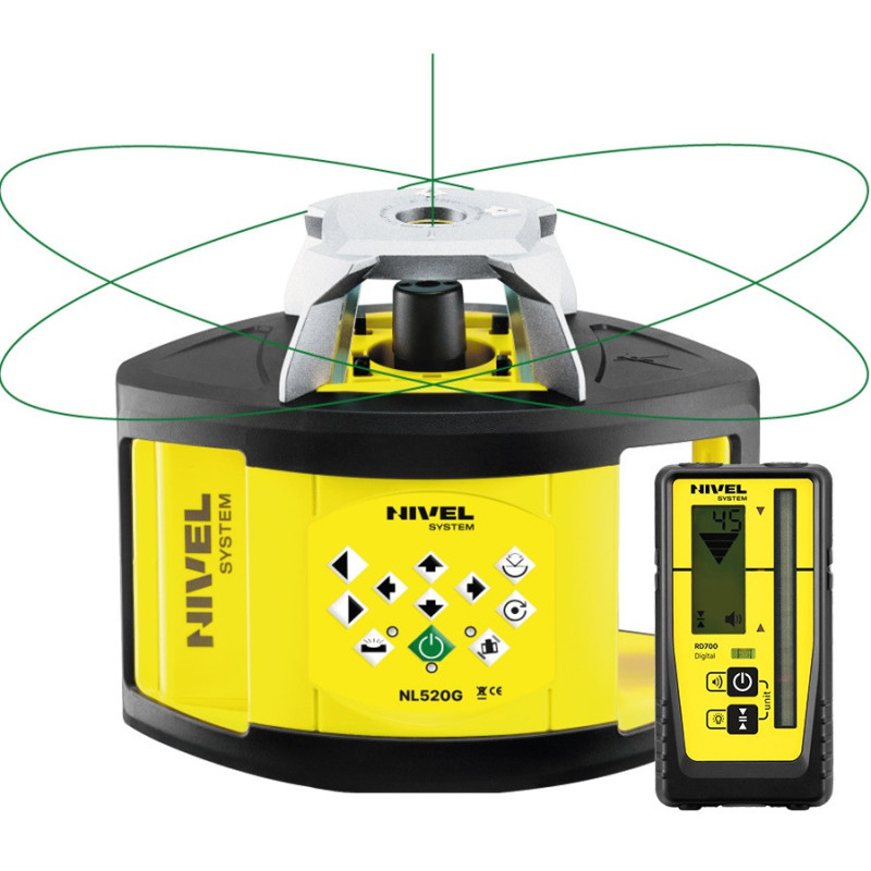 Niwelator laserowy Nivel System NL520G DIGITAL [zielony]