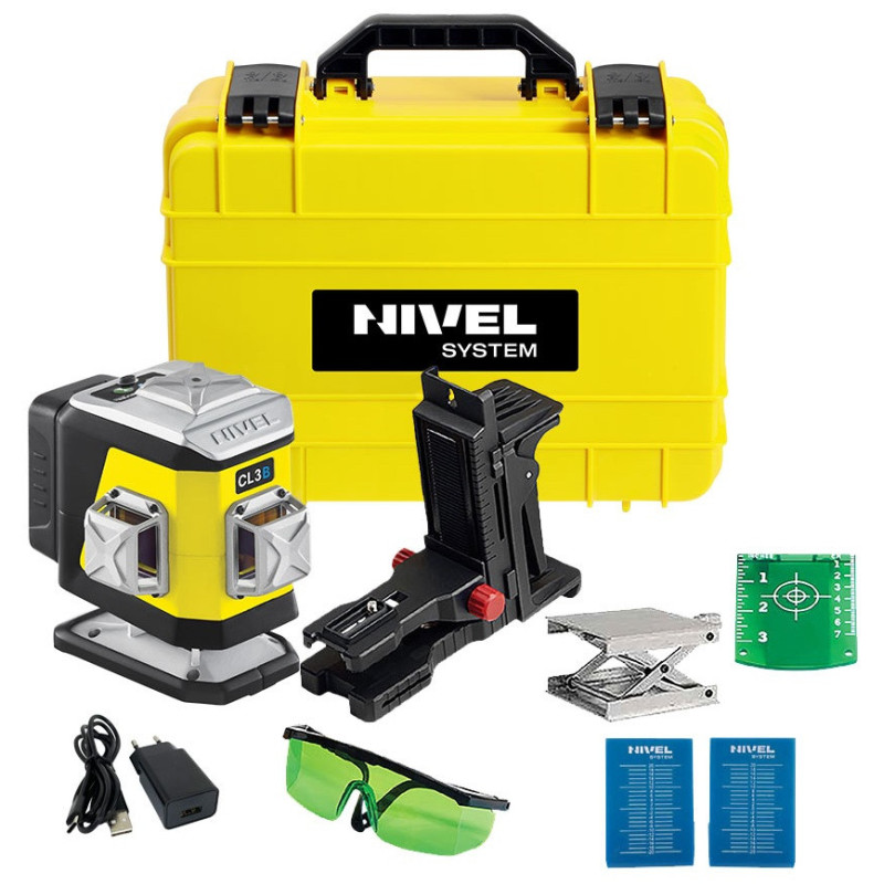 Laser krzyżowy Nivel System CL3B [niebieski]